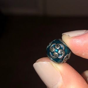 Blue Pandora Charm.